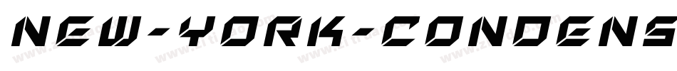 New-York-Condensed Italic字体转换